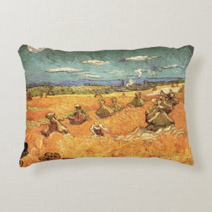 Coussins Décoratifs Meules de blé avec faucheur par Vincent van Gogh