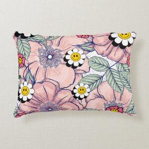 Coussins Décoratifs Mikitiez terre natale nature selfloe fleur rose