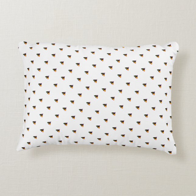 Coussins Décoratifs Mini Bleu Chien Baiser Blanc (Dos)