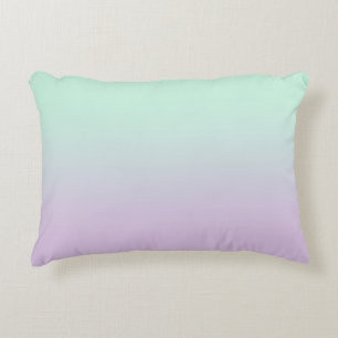 Coussins Décoratifs Mint Esthétique Pastel Et Ombre Gradient Lilac