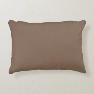 Coussins Décoratifs Mocha Latte Brown, Earthy Neutral Solid Color