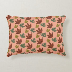 Coussins Décoratifs Modèle de feuilles d'automne froid
