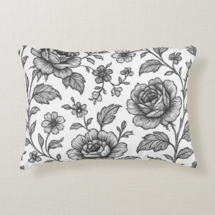 Coussins Décoratifs Modèle Floral Rose vintage
