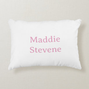 COUSSINS DÉCORATIFS MODELES TENDANCE MODERNES ANNEE NOM PASTEL ROSE