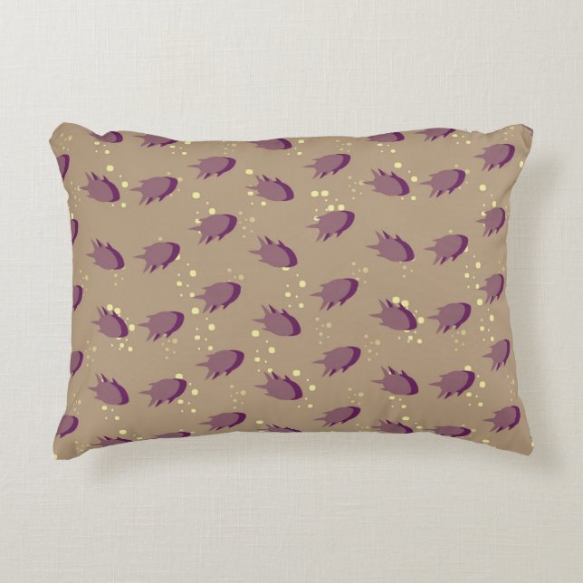 Coussins Décoratifs modelez avec les poissons 2 (Devant)