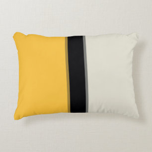 Coussins Décoratifs Moderne moutarde Jaune Argent Gris Noir Gris
