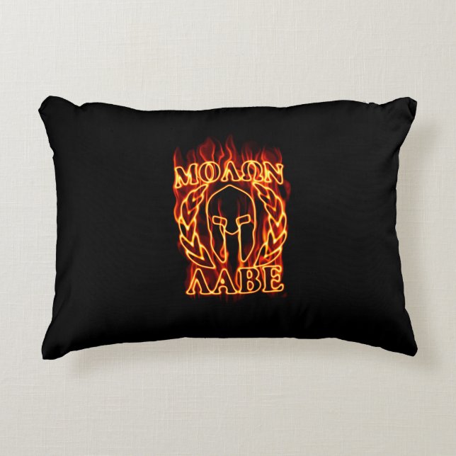 Coussins Décoratifs Molon Labe Spartan (Devant)