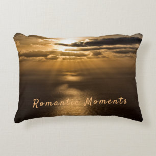 Coussins Décoratifs Moments romantiques coucher de soleil photo océan