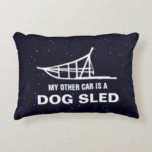 Coussins Décoratifs Mon Autre Voiture Est Un Dogsled