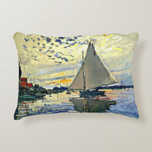 Coussins Décoratifs Monet - Voilier au Petit Gennevilliers