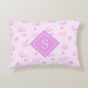 Coussins Décoratifs Monogramme Motif de l'orignal de campagne mignonne