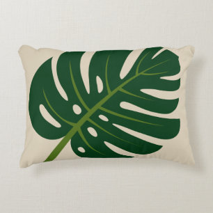 Coussins Décoratifs Monstera feuille de palmier accent jeter oreiller