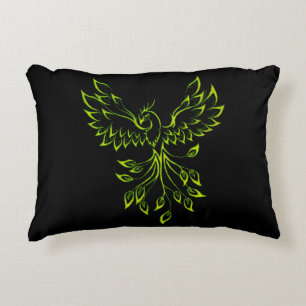 Coussins Décoratifs Montées de Phoenix Vert