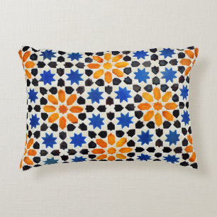 Coussins Décoratifs mosaïque arabe de carreaux de style marocain, déco