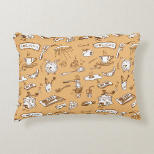Coussins Décoratifs Motif 2 de petit déjeuner
