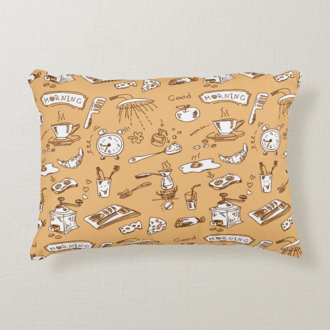 Coussins Décoratifs Motif 2 de petit déjeuner (Devant)