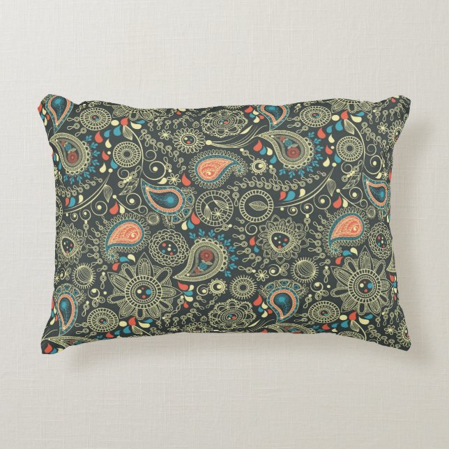 Coussins Décoratifs Motif 3 de Paisley (Devant)