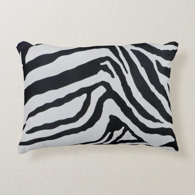 Coussins Décoratifs Motif à bandes Zebra (Devant)