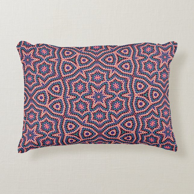 Coussins Décoratifs Motif à points rétro géométrique moderne #3 (Devant)