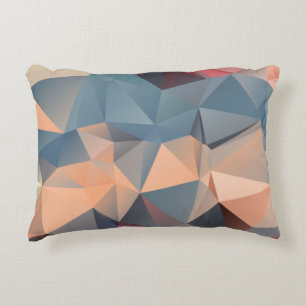 Coussins Décoratifs Motif Abstrait en mosaïque polygonale sans soudur