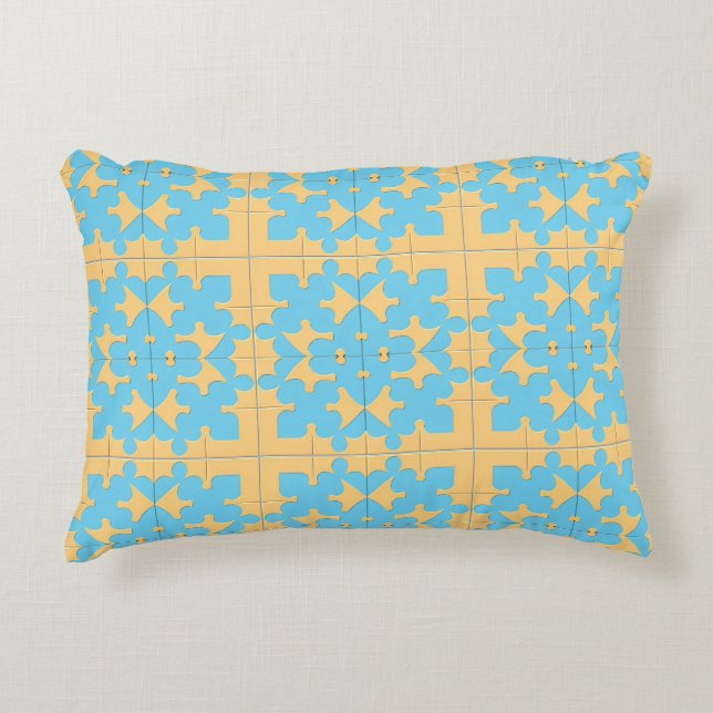 Coussins Décoratifs Motif Abstrait Géométrique (Devant)