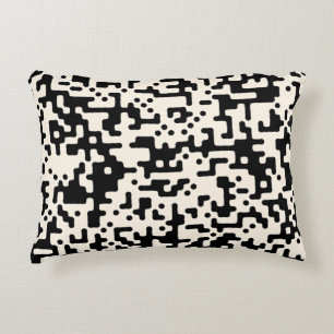 Coussins Décoratifs Motif Abstrait noir et blanc tendance
