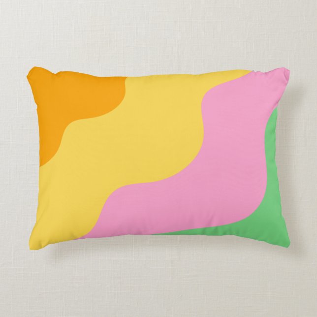 Coussins Décoratifs Motif Abstrait Pastel (Devant)