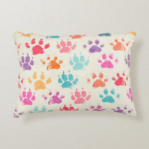 Coussins Décoratifs Motif Abstrait sans soudure - encre colorée vive 