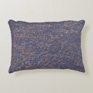 Coussins Décoratifs Motif abstrait simple en fil bleu