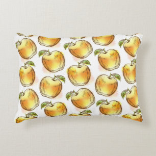 Coussins Décoratifs Motif avec la pomme jaune
