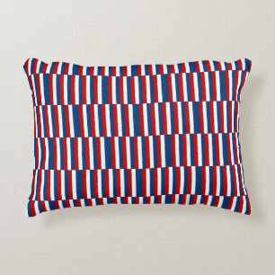 Coussins Décoratifs Motif bleu blanc rouge