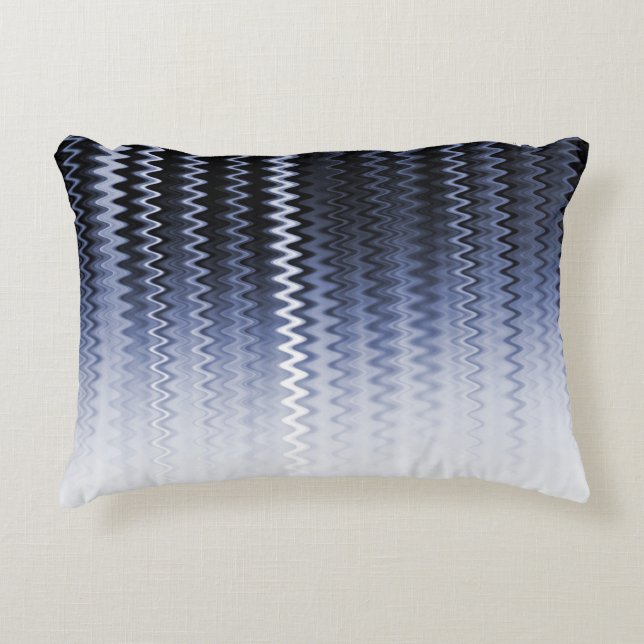 Coussins Décoratifs Motif bleu vague (Devant)