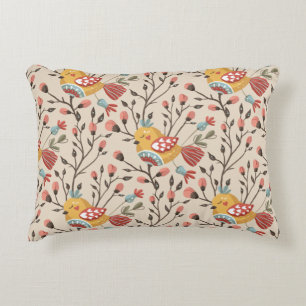 Coussins Décoratifs Motif Boho aux oiseaux mignons
