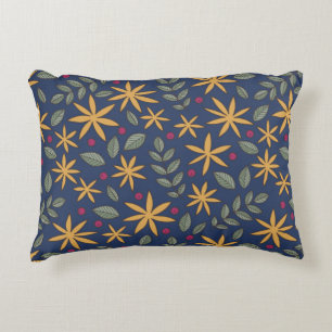 Coussins Décoratifs Motif botanique à motif floral doré