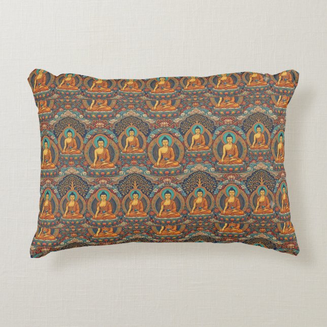 Coussins Décoratifs Motif Bouddha (Devant)