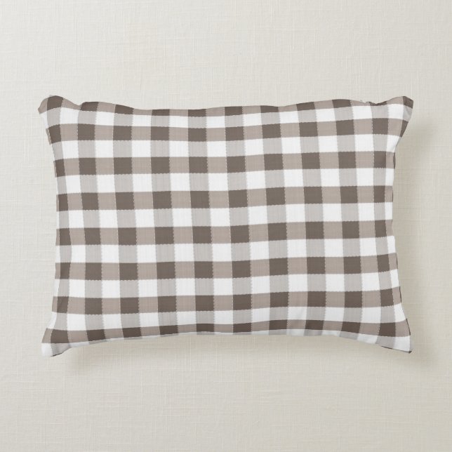 Coussins Décoratifs Motif Brown de nappe (Devant)
