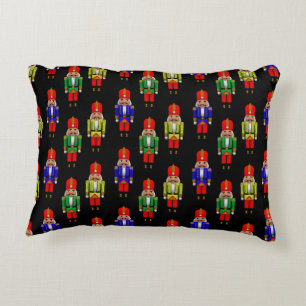 Coussins Décoratifs Motif carrelé rouge vert jaune