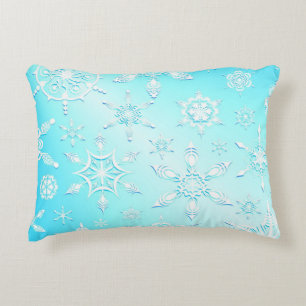Coussins Décoratifs Motif Crystal Snowflakes