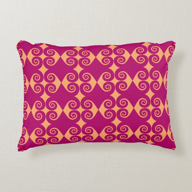 Coussins Décoratifs Motif Curly Diamond (Devant)