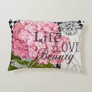 Coussins Décoratifs Motif Damas Décor Floral Joli