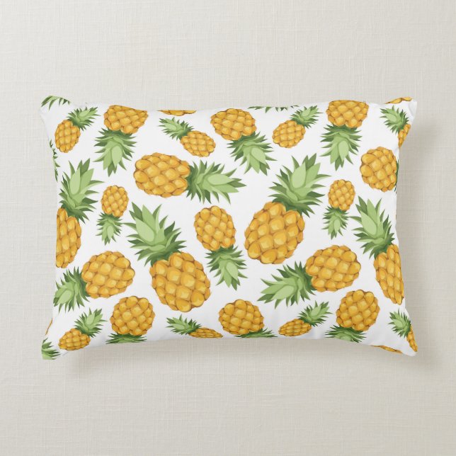 Coussins Décoratifs Motif d'ananas de bande dessinée (Devant)