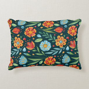 Coussins Décoratifs Motif d'aquarelle illustrée à la main