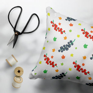 Coussins Décoratifs Motif de baies, groseille, myrtille, fruit