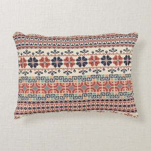Coussins Décoratifs Motif De Broderie Palestinienne : Beauté Tradition