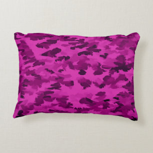 Coussins Décoratifs Motif de camouflage violet
