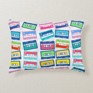 Coussins Décoratifs Motif de cassette audio rétro vintage
