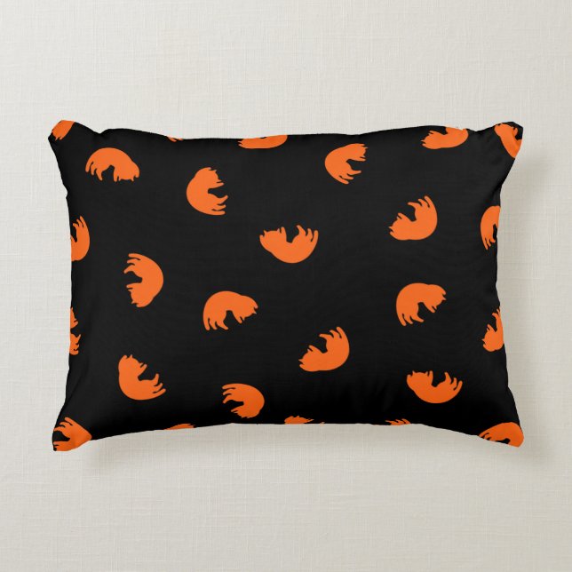 Coussins Décoratifs Motif de chat orange (Devant)