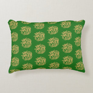 Coussins Décoratifs Motif de Cheval Celte d'or