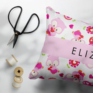 Coussins Décoratifs Motif De Chouettes, Chouettes Mignonnes, Chouettes