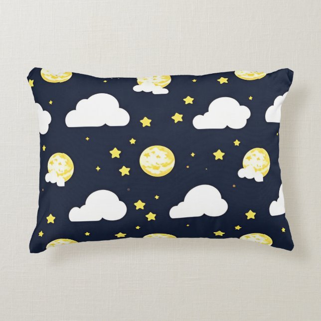 Coussins Décoratifs Motif de ciel nocturne (Devant)